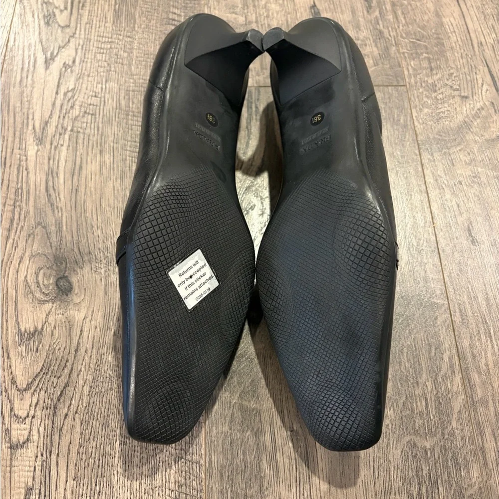 PRADA Sport Vintage Heels Buckle Linea Rossa Rubber Sole Women’s 38 1/2 (8US) - Picture 4 of 5